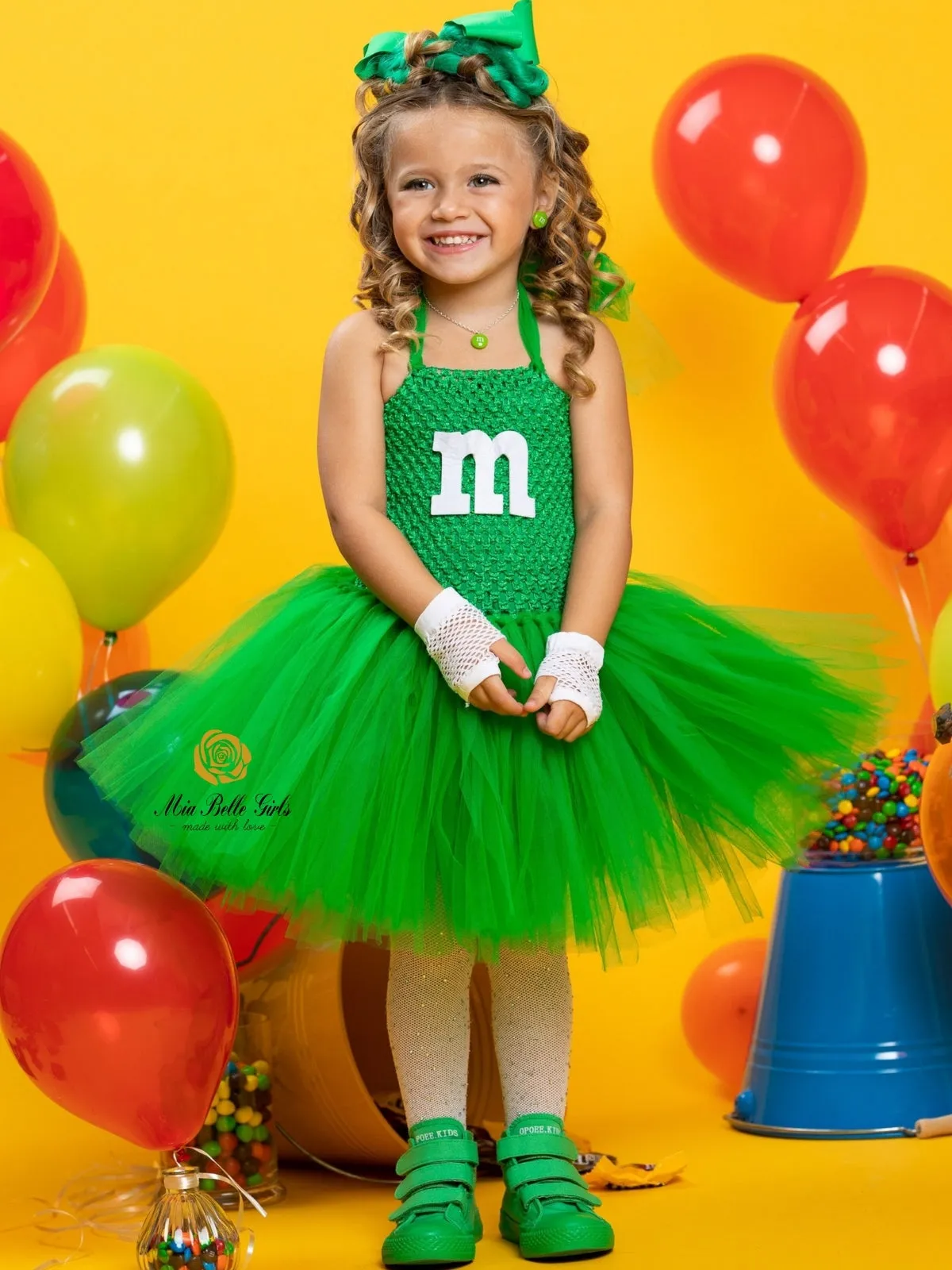 Girls M&M's Candies Trio Inspired Tutu Costume