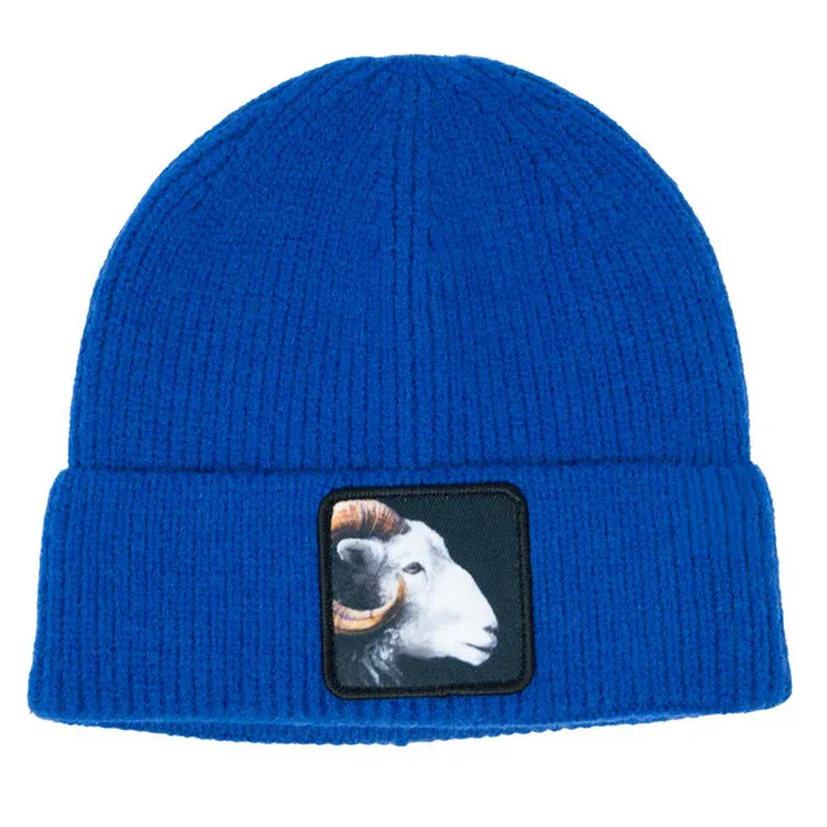 Goat Royal Blue Skully Hat (Blue) - GS245