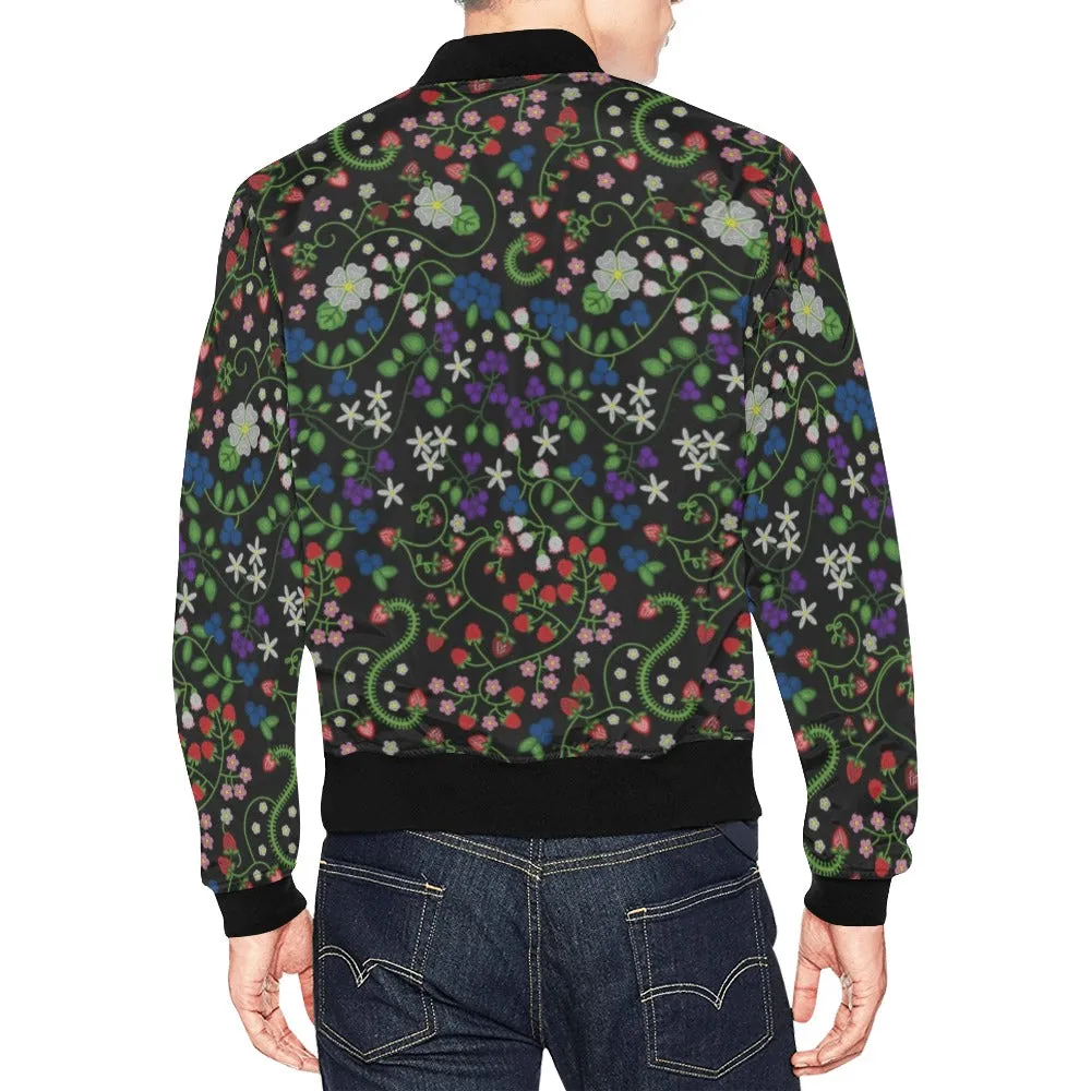 Grandmother Stories Midnight All Over Print Bomber Jacket for Men