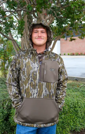 Green Camo bottomland MST Endurance Hoodie With Kangaroo Pouch