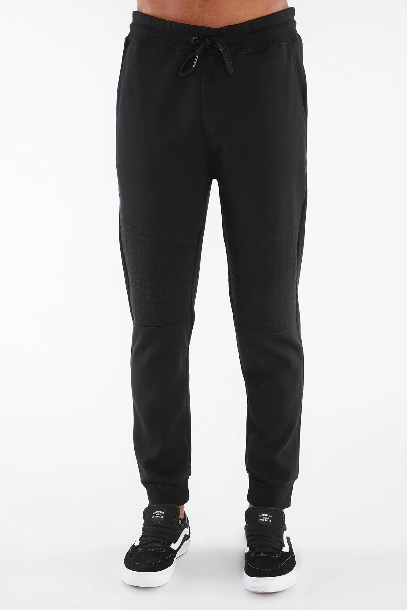 Guys Quilted Knee Moto Jogger