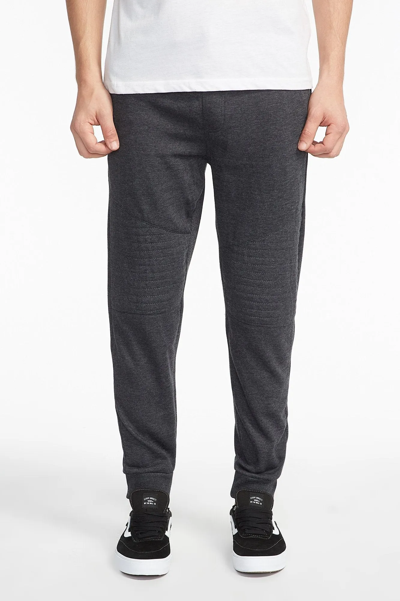 Guys Quilted Knee Moto Jogger