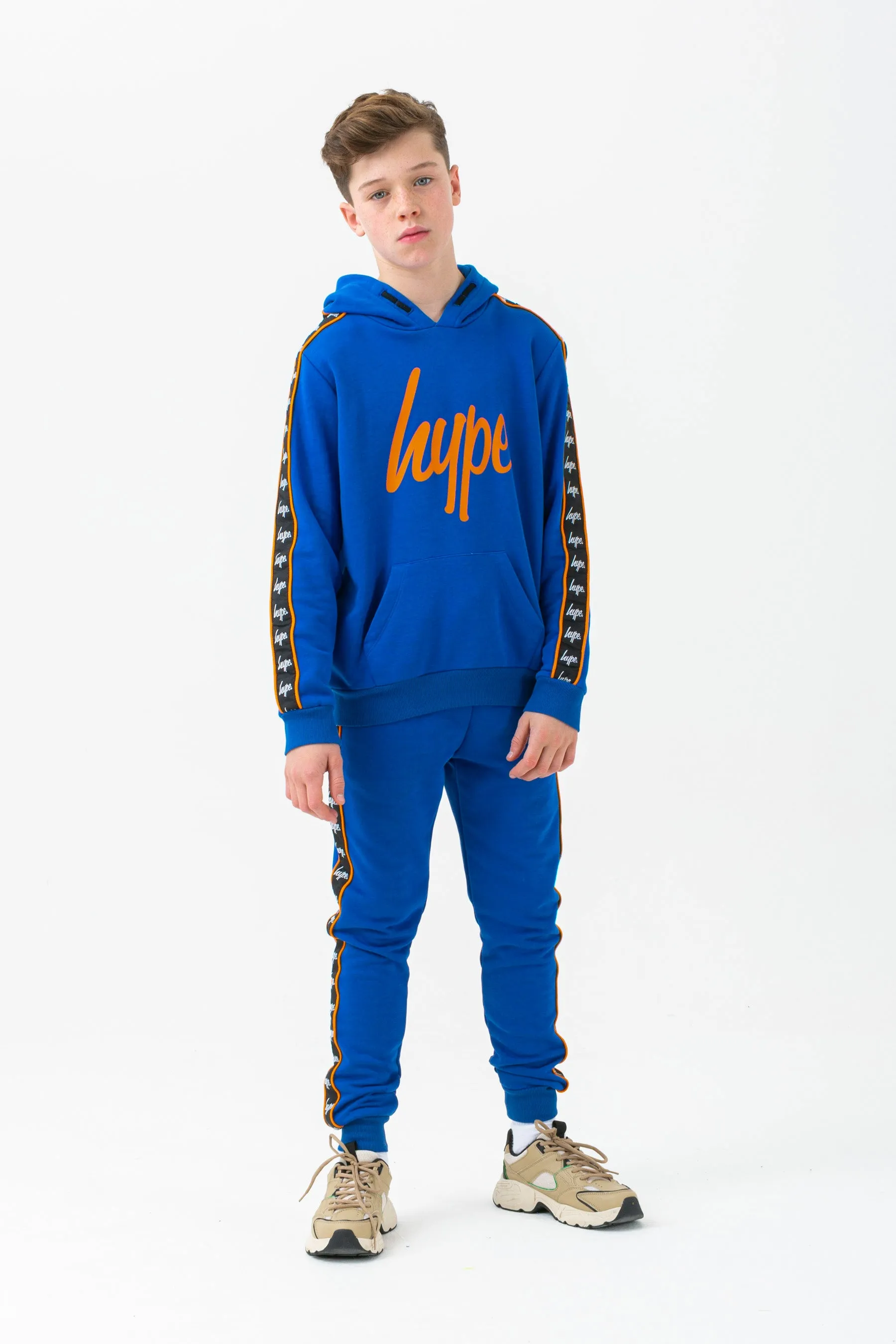 Hype Boys Blue Diversion Script Joggers