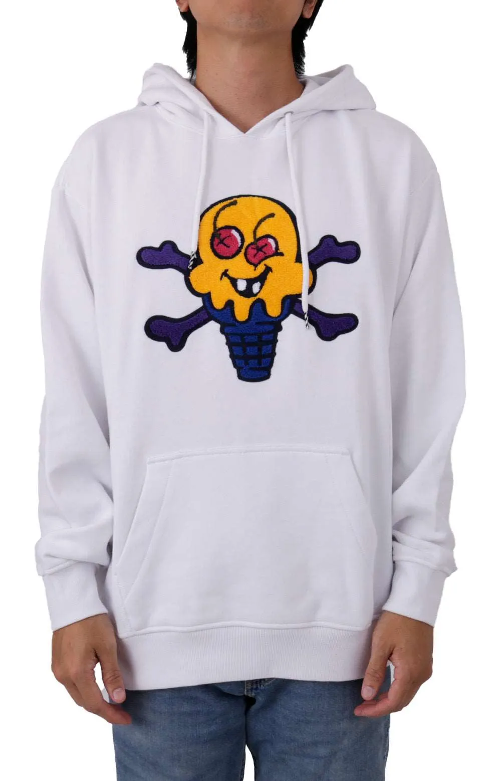 ICECREAM Avery White Pullover Hoodie