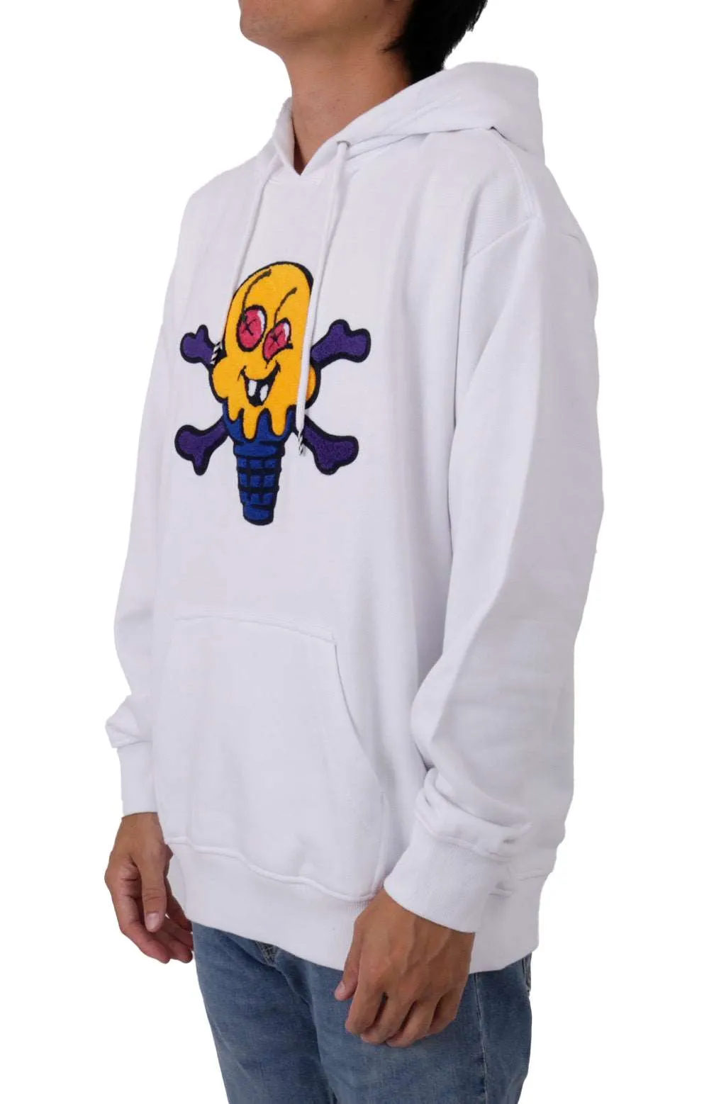 ICECREAM Avery White Pullover Hoodie