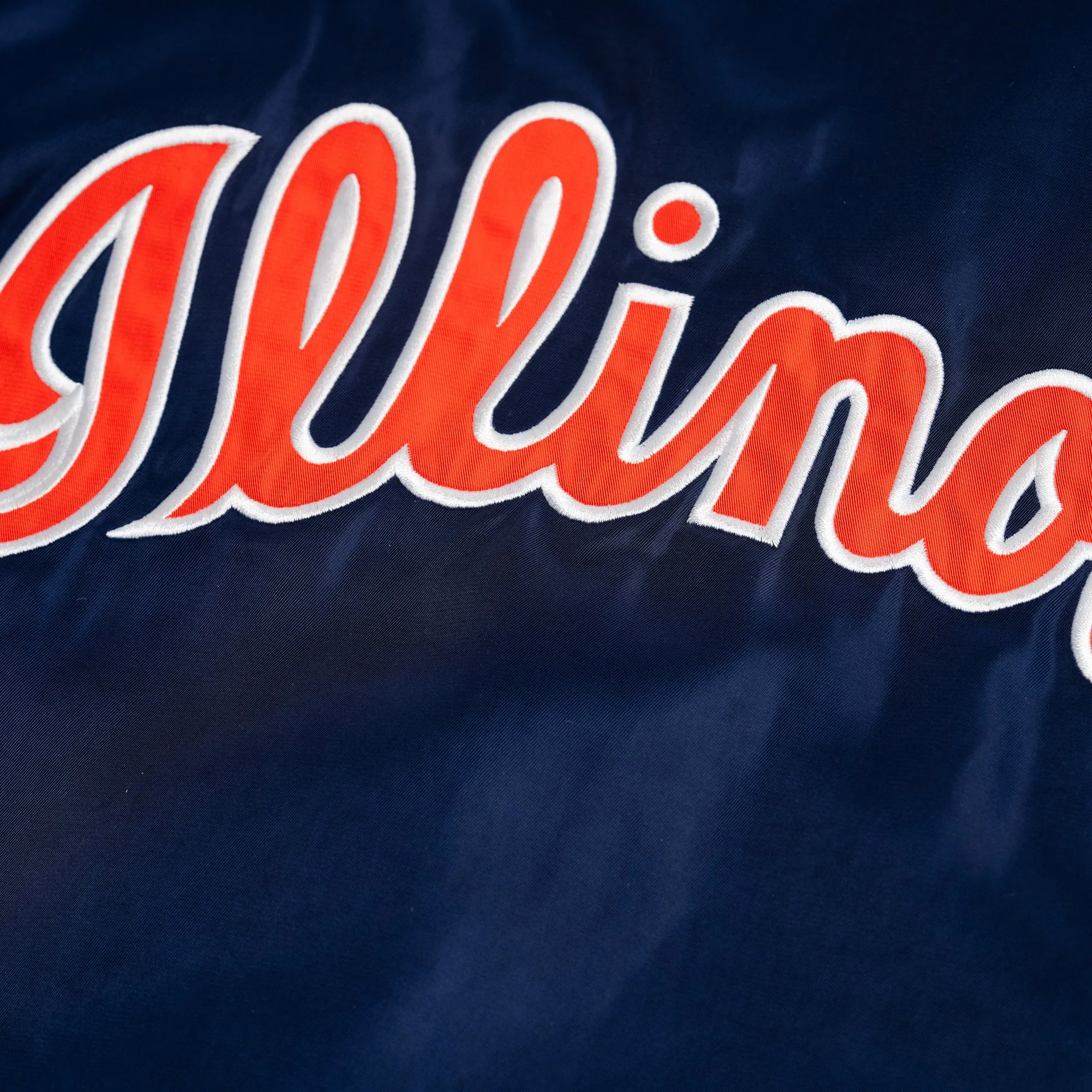 Illinois Fighting Illini Vintage Script Bomber Jacket