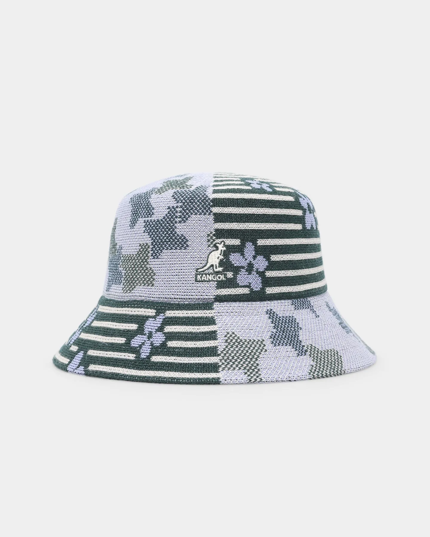 Kangol Nature Flip Lahinch Bucket Hat Iced Lilac/Pine