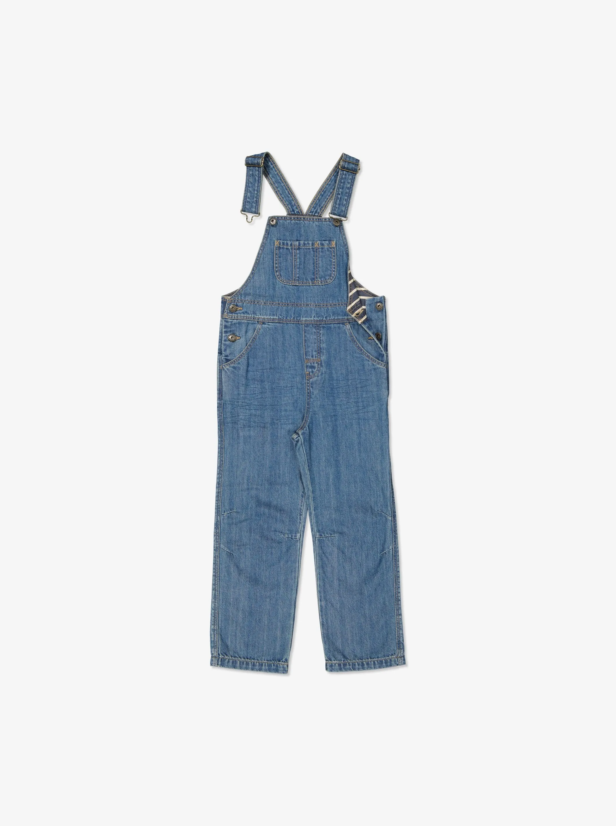 Kids Denim Dungarees