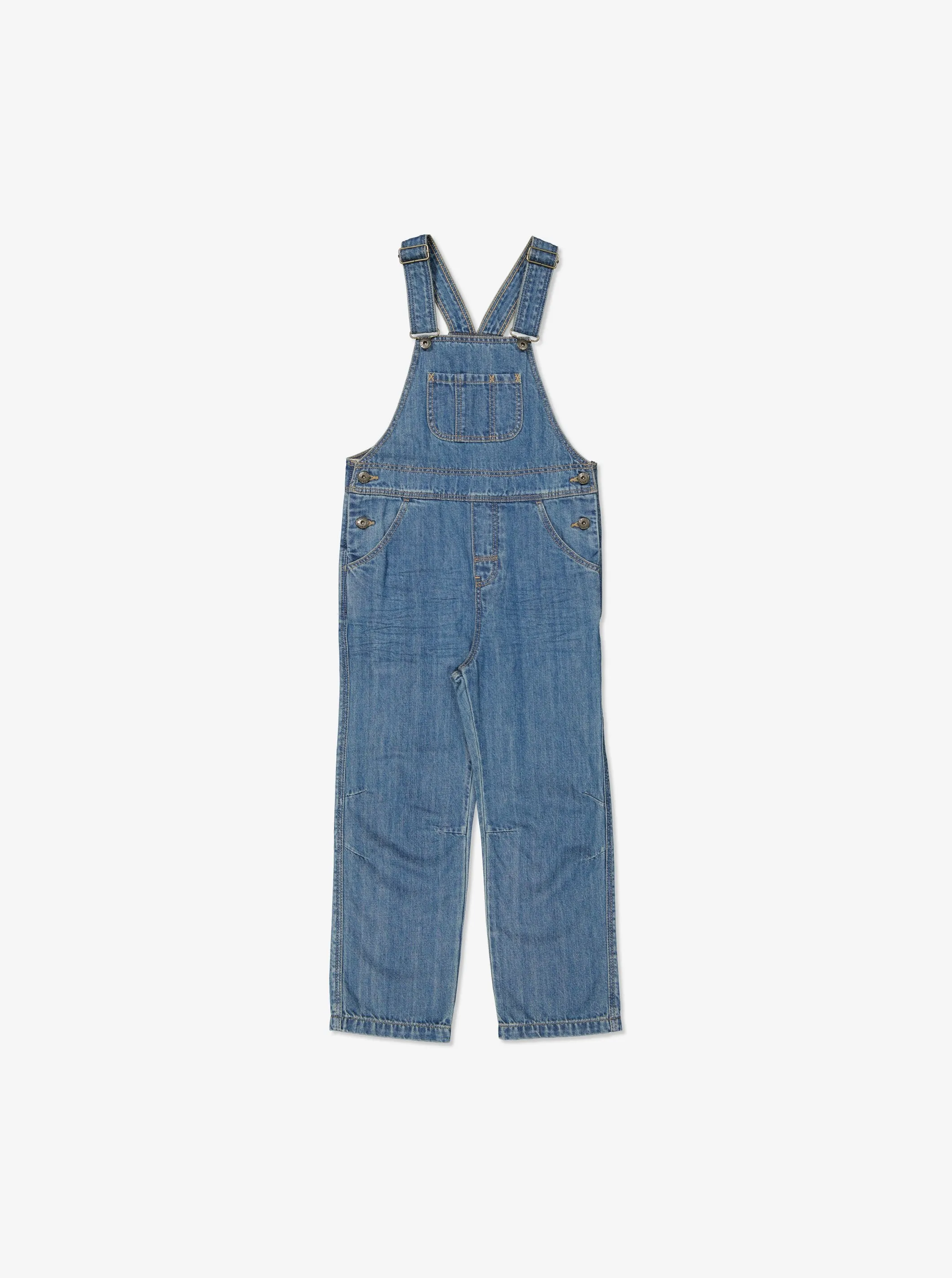 Kids Denim Dungarees