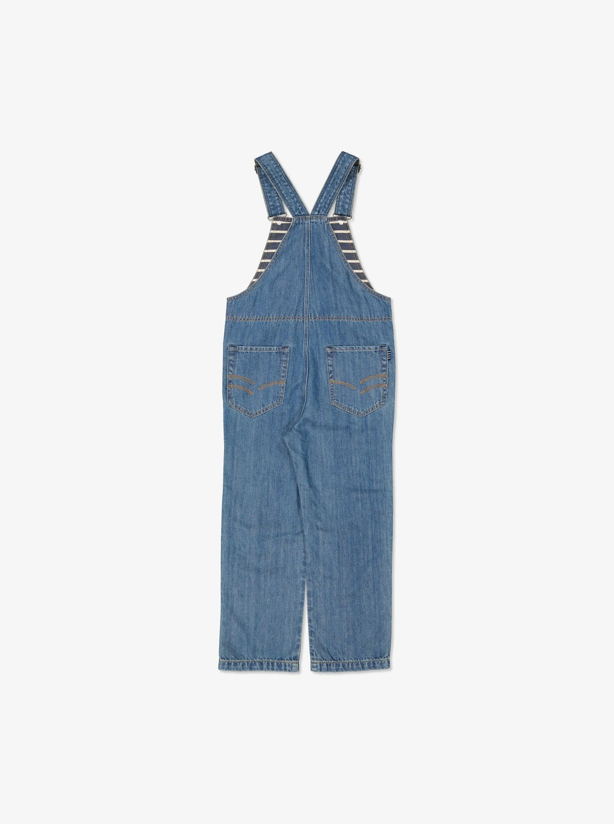 Kids Denim Dungarees