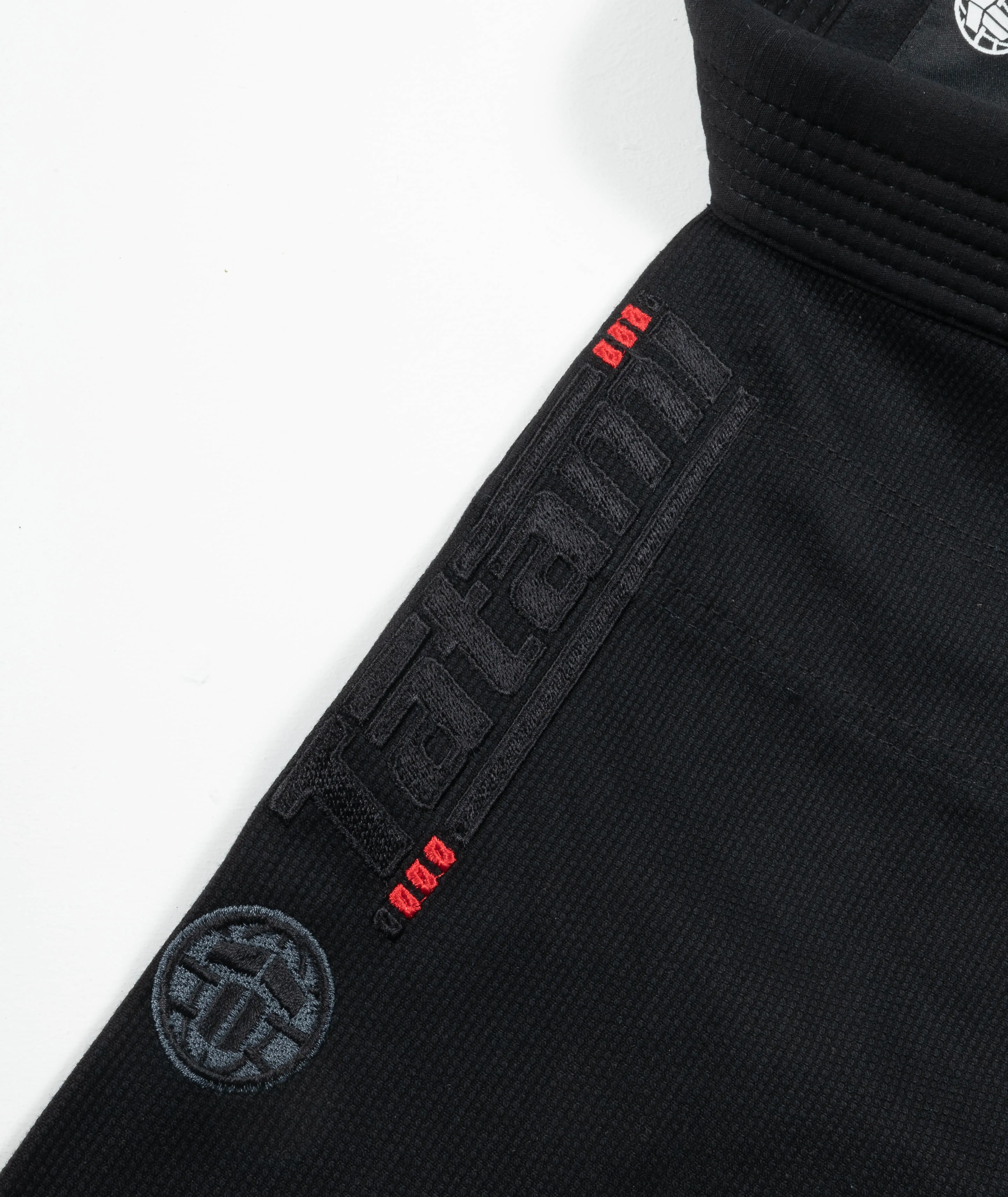 Kimono Femei Brazilian Jiu Jitsu TATAMI Elements Superlite Gi - Negru (Centura Alba Inclusa)