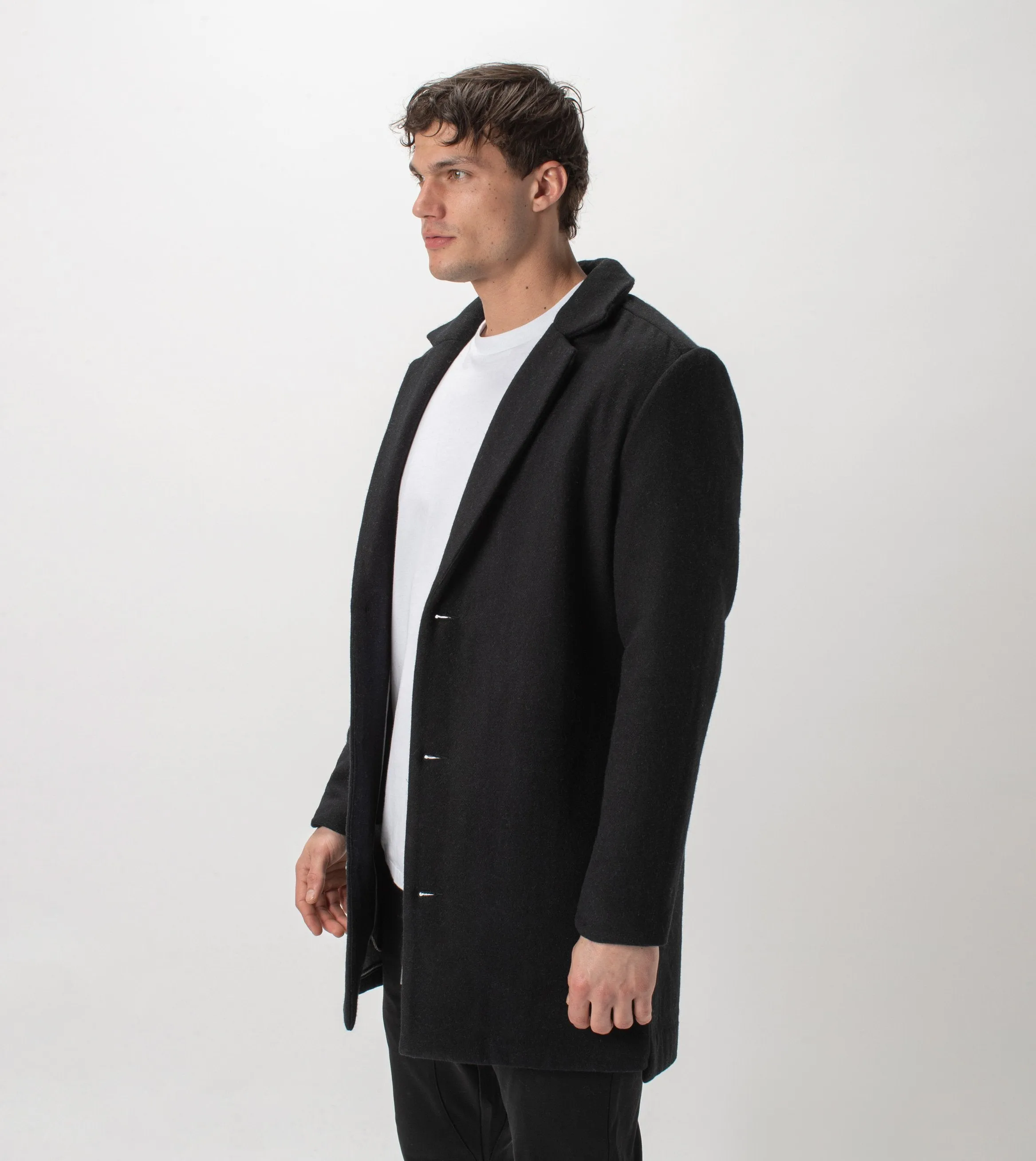 Kyoto Melton Jacket Black