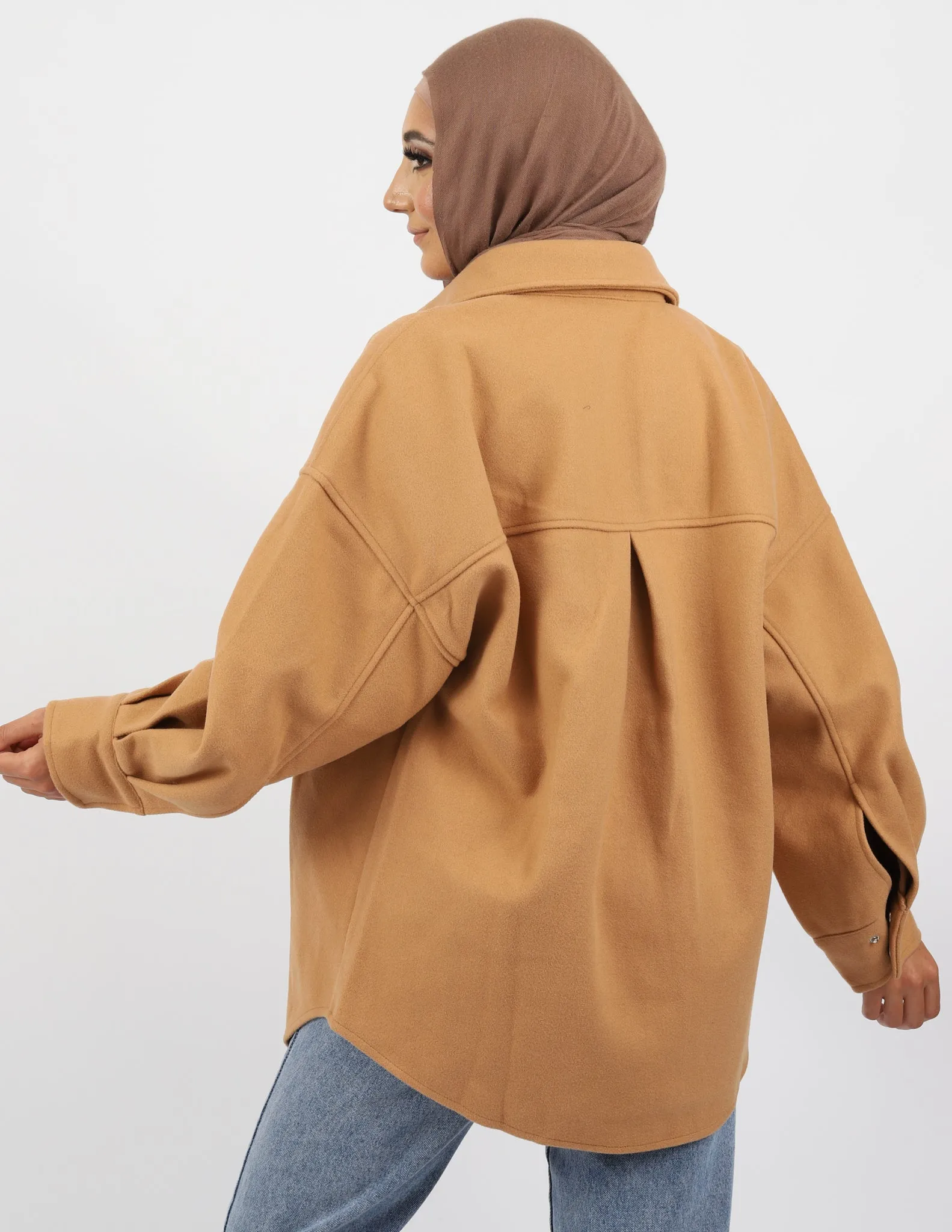 Lux Camel Fleece Shirt