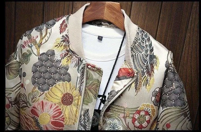 Luxury Floral Jacket men