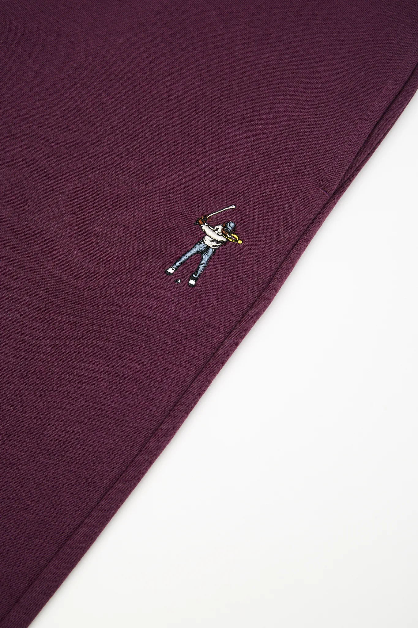 Men's Core Fleece Jogger Black Berry Wine