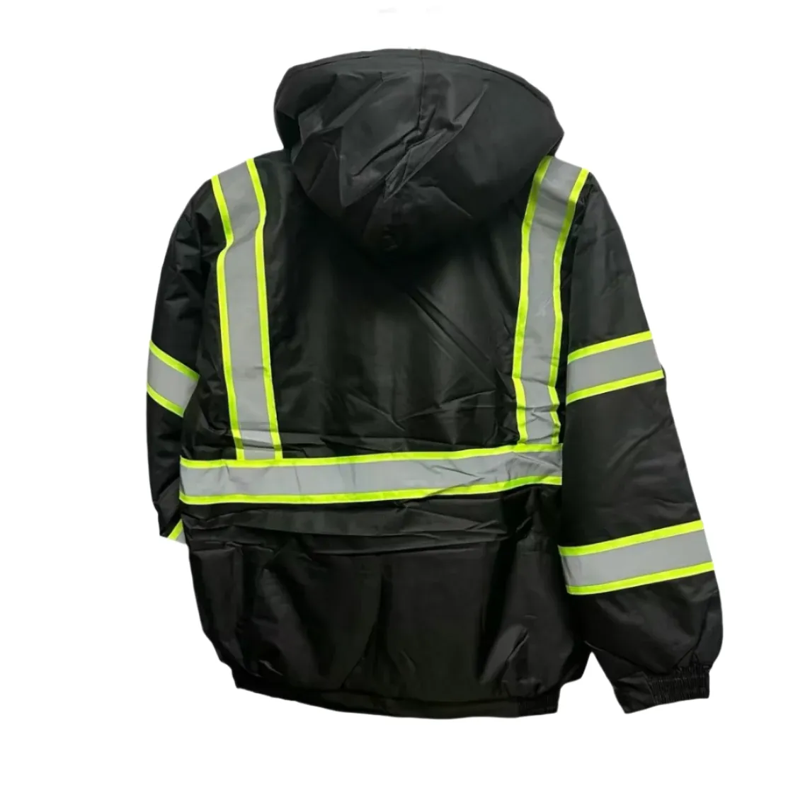 Men's High-Visibility Hooded Bomber Jacket #203 Available in 5 Colors