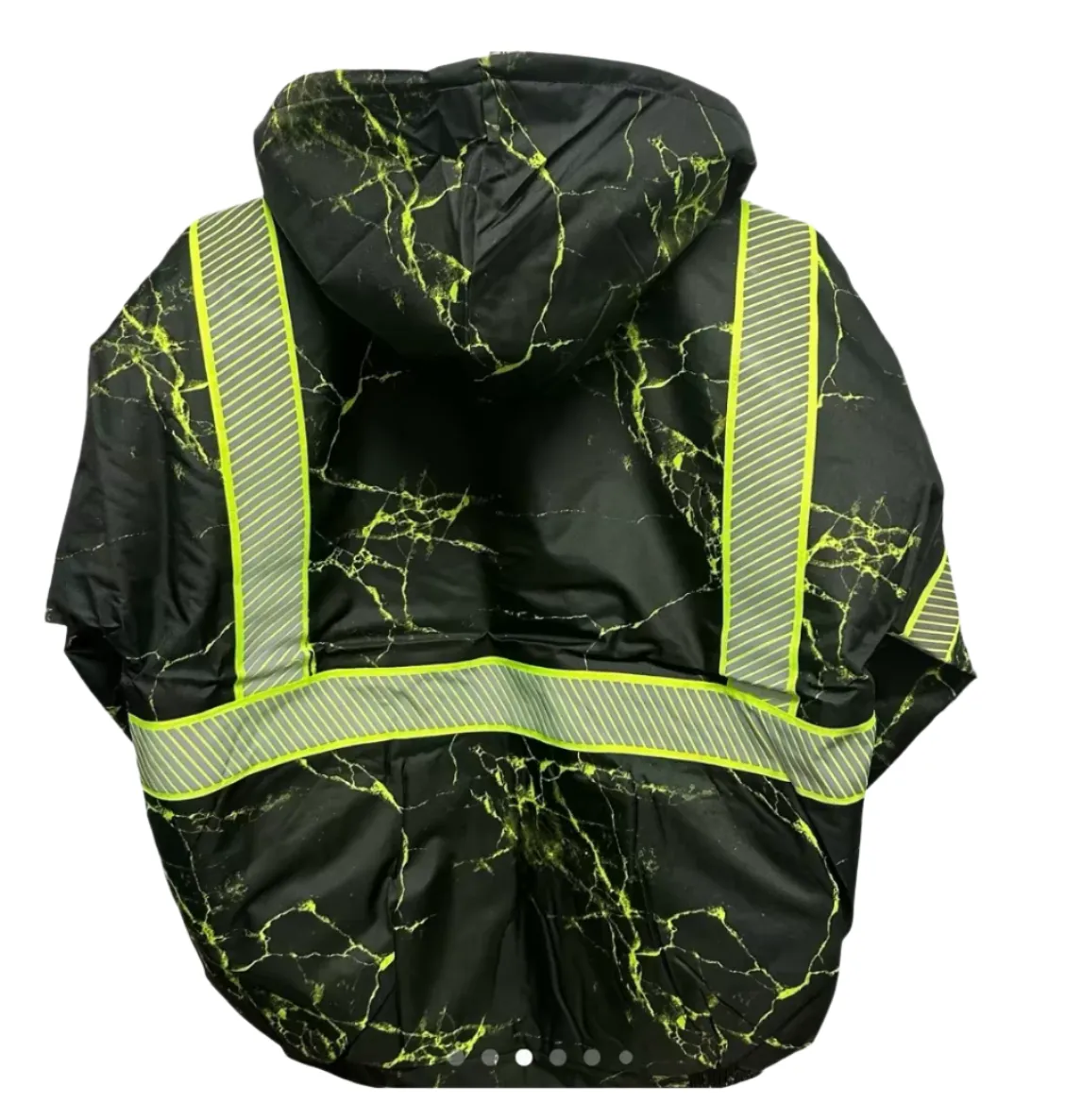 Men's High-Visibility Hooded Bomber Jacket #203 Available in 5 Colors