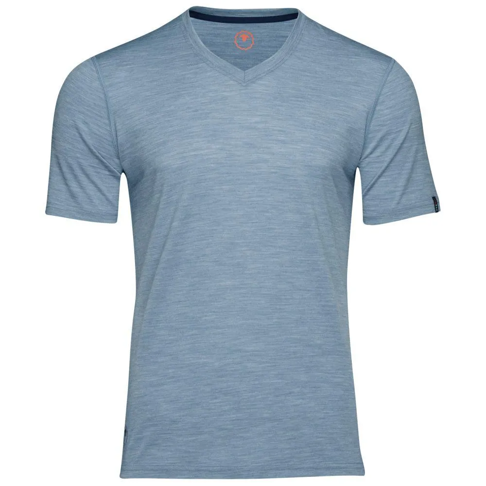 Mens Merino 150 V-Neck Tee (Sky)