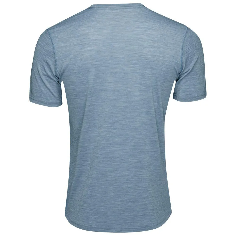 Mens Merino 150 V-Neck Tee (Sky)