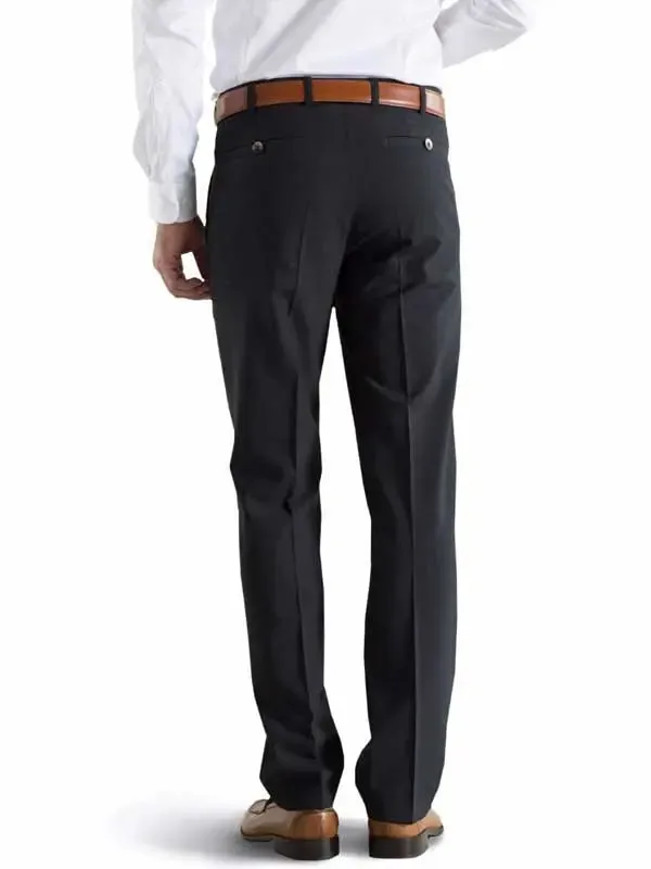 MEYER Roma Trousers - 344 Tropical Wool-Mix - Charcoal