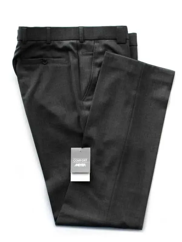 MEYER Roma Trousers - 344 Tropical Wool-Mix - Charcoal