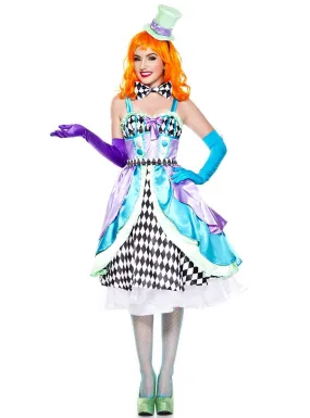 Miss Mad Hatter Womens Fancy Dress Costume