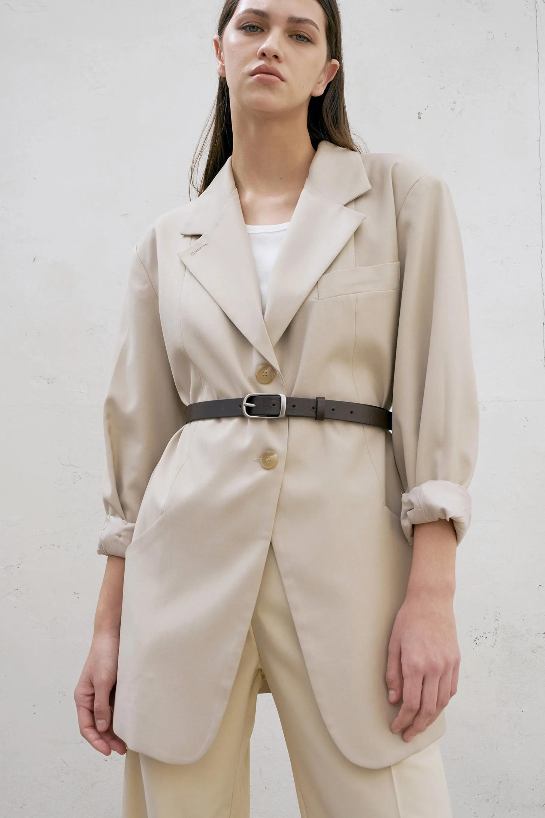 Moby Blazer Jacket, Beige