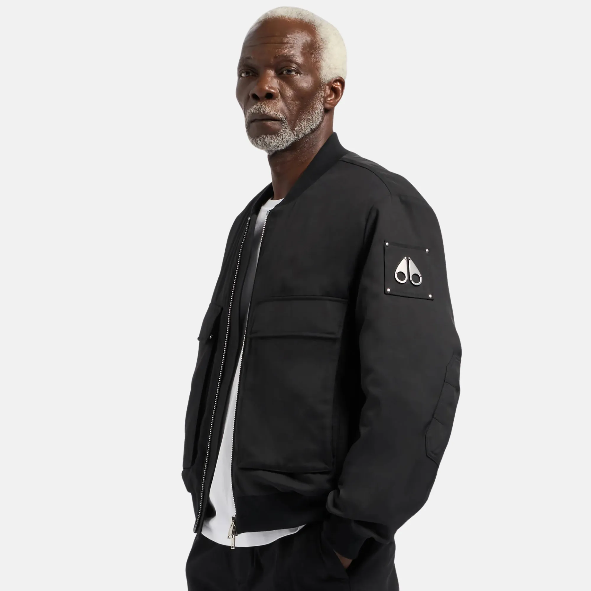 Moose Knuckles Black Alder Bomber Jacket