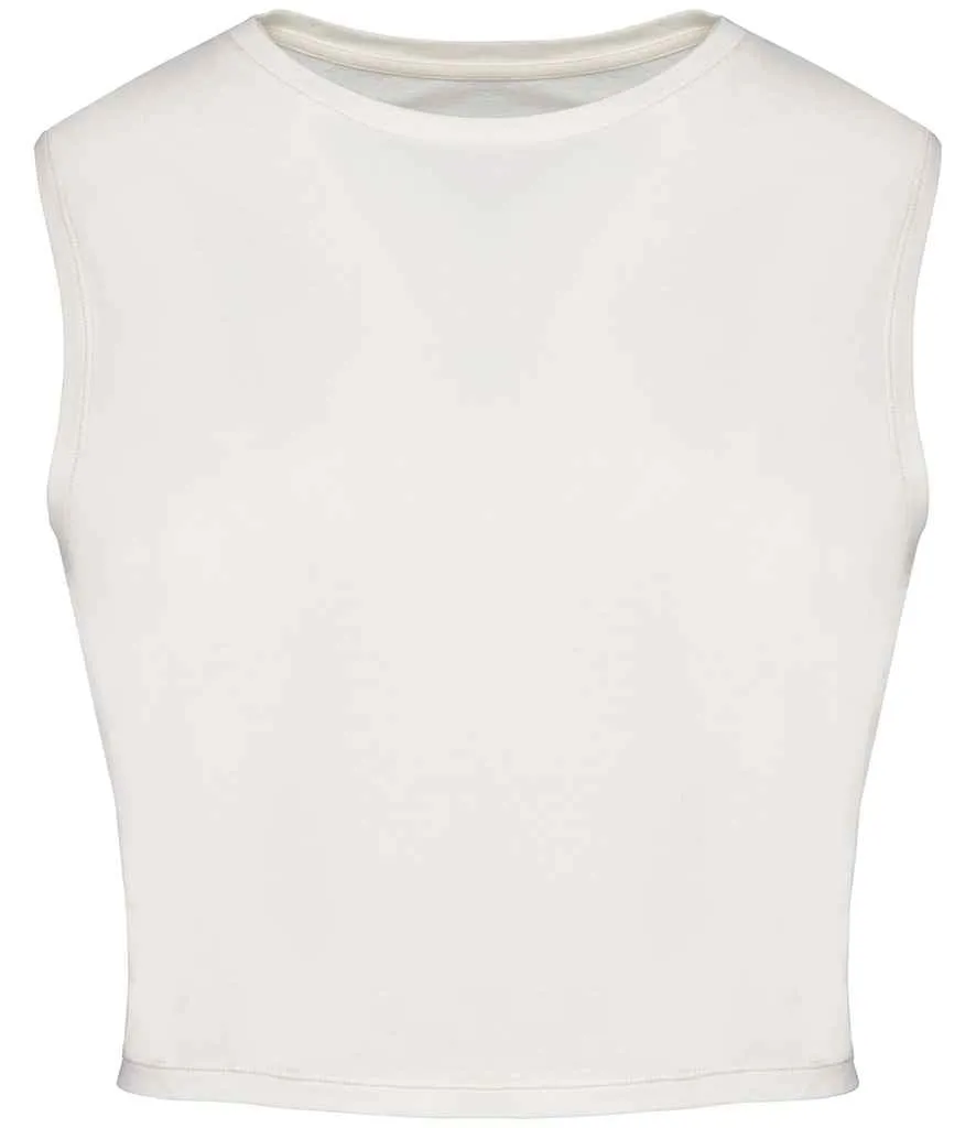 Native Spirit Ladies Cropped Tank Top | Washed Ivory