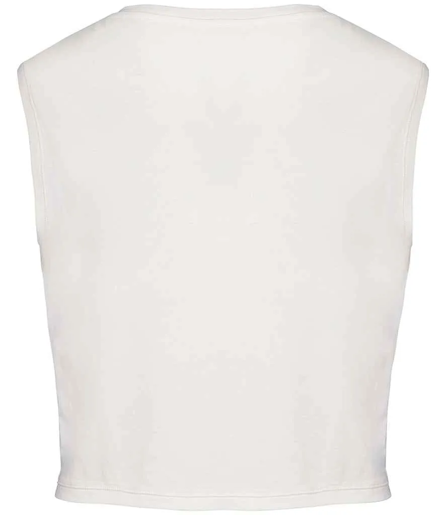 Native Spirit Ladies Cropped Tank Top | Washed Ivory