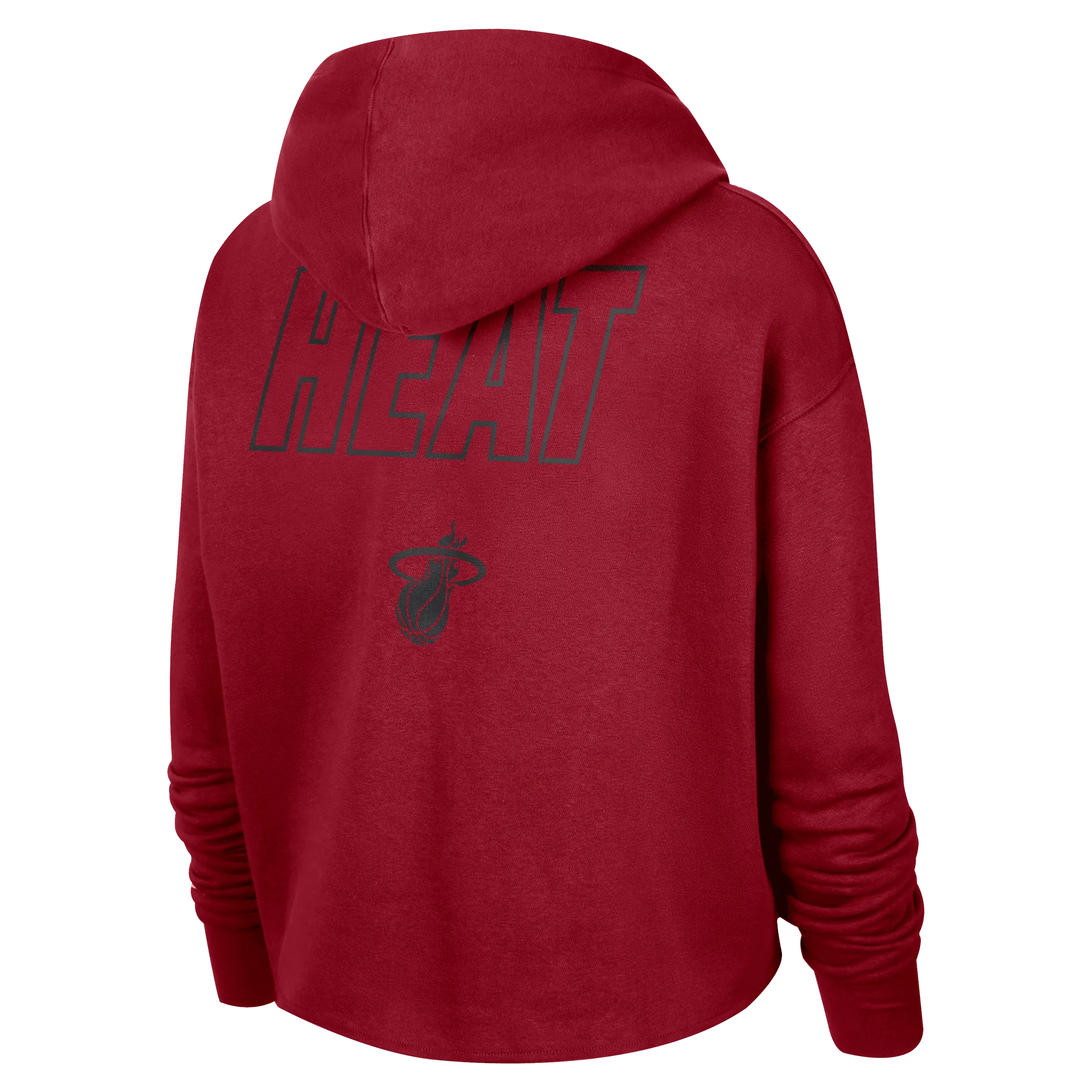 Nike Miami HEAT Courtside Fleece Pullover Women's Hoodie