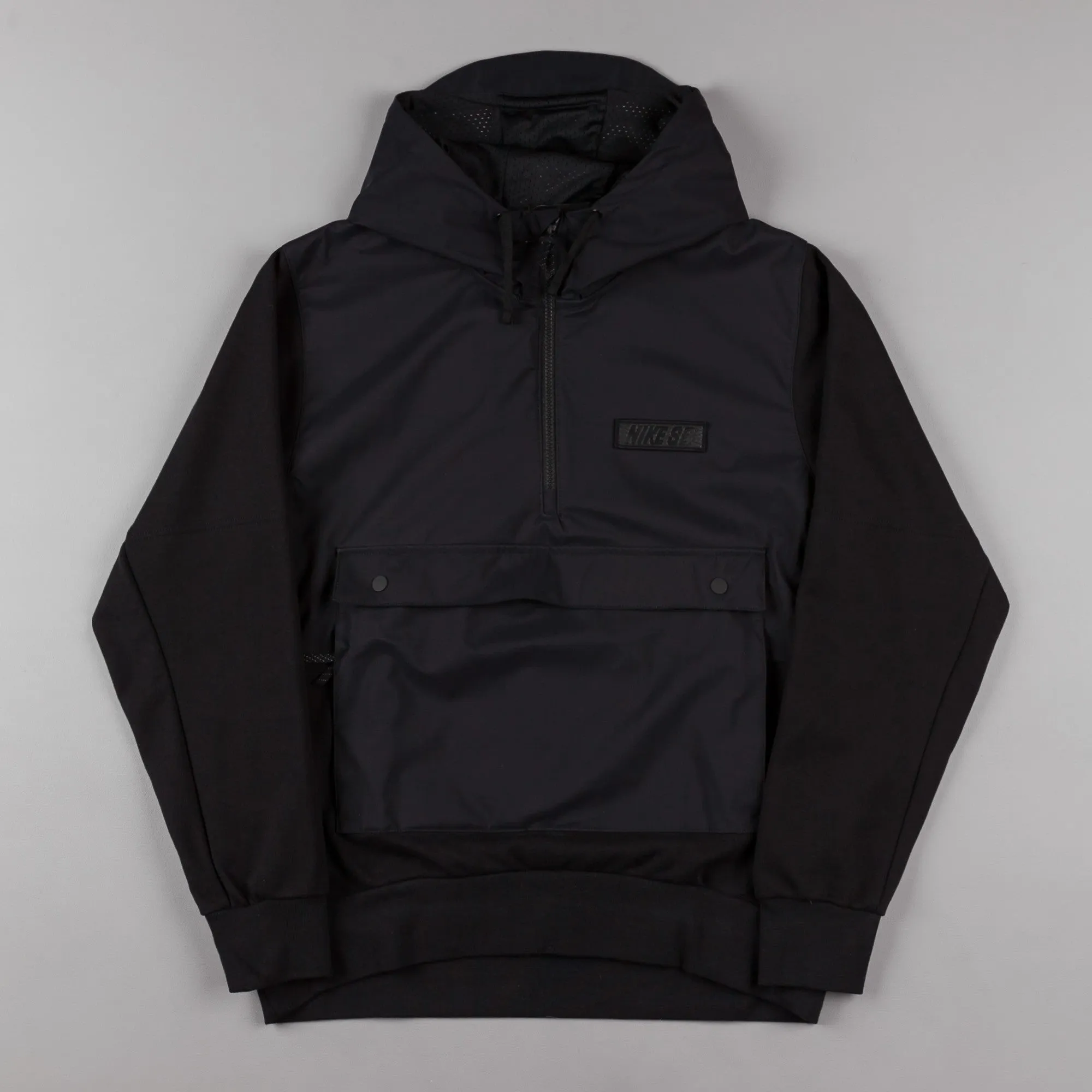 Nike SB Everett Hoodie Jacket - Black / Black / Black