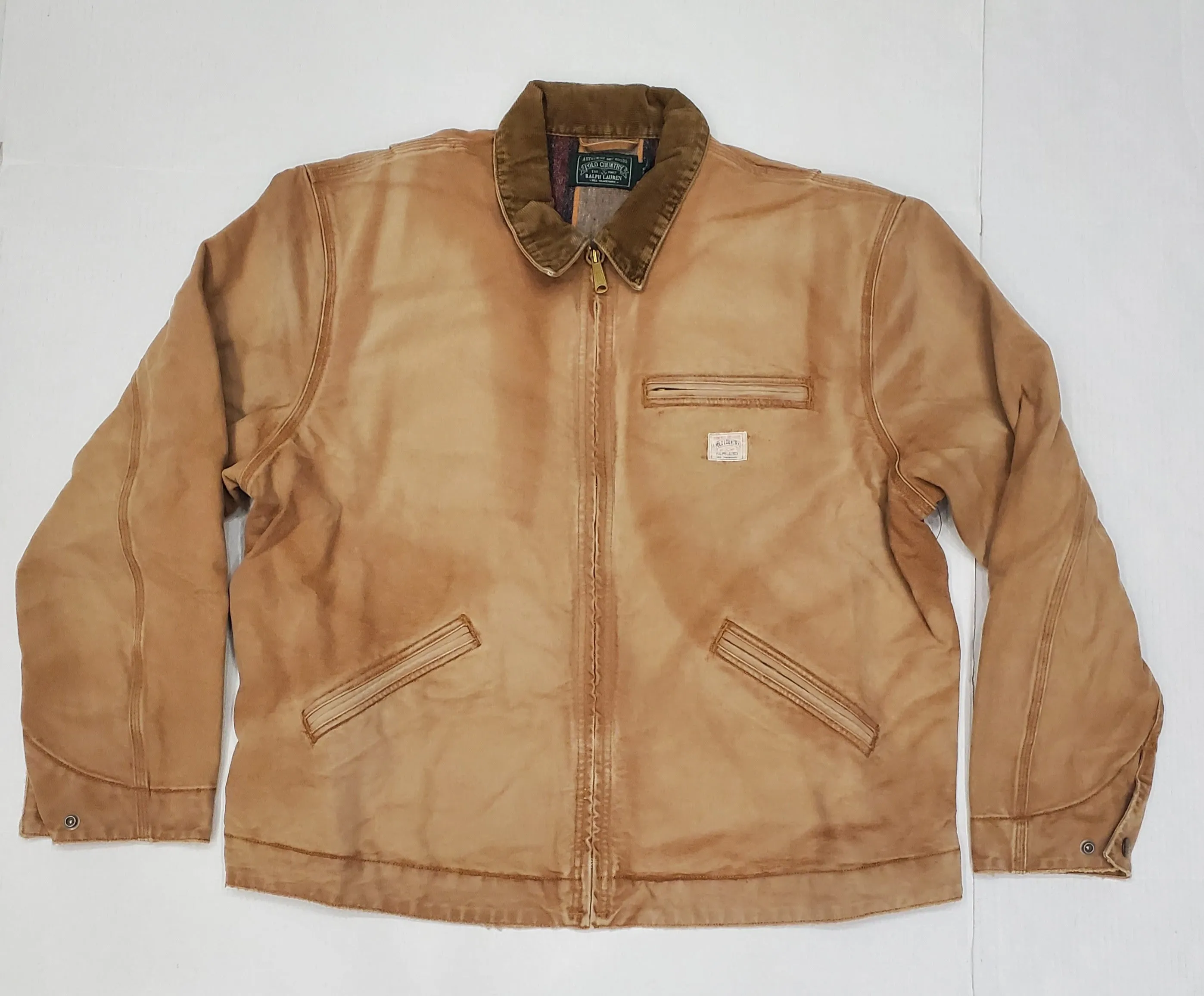 Nwt Polo Ralph Lauren Khaki Sportsman Canvas Jacket