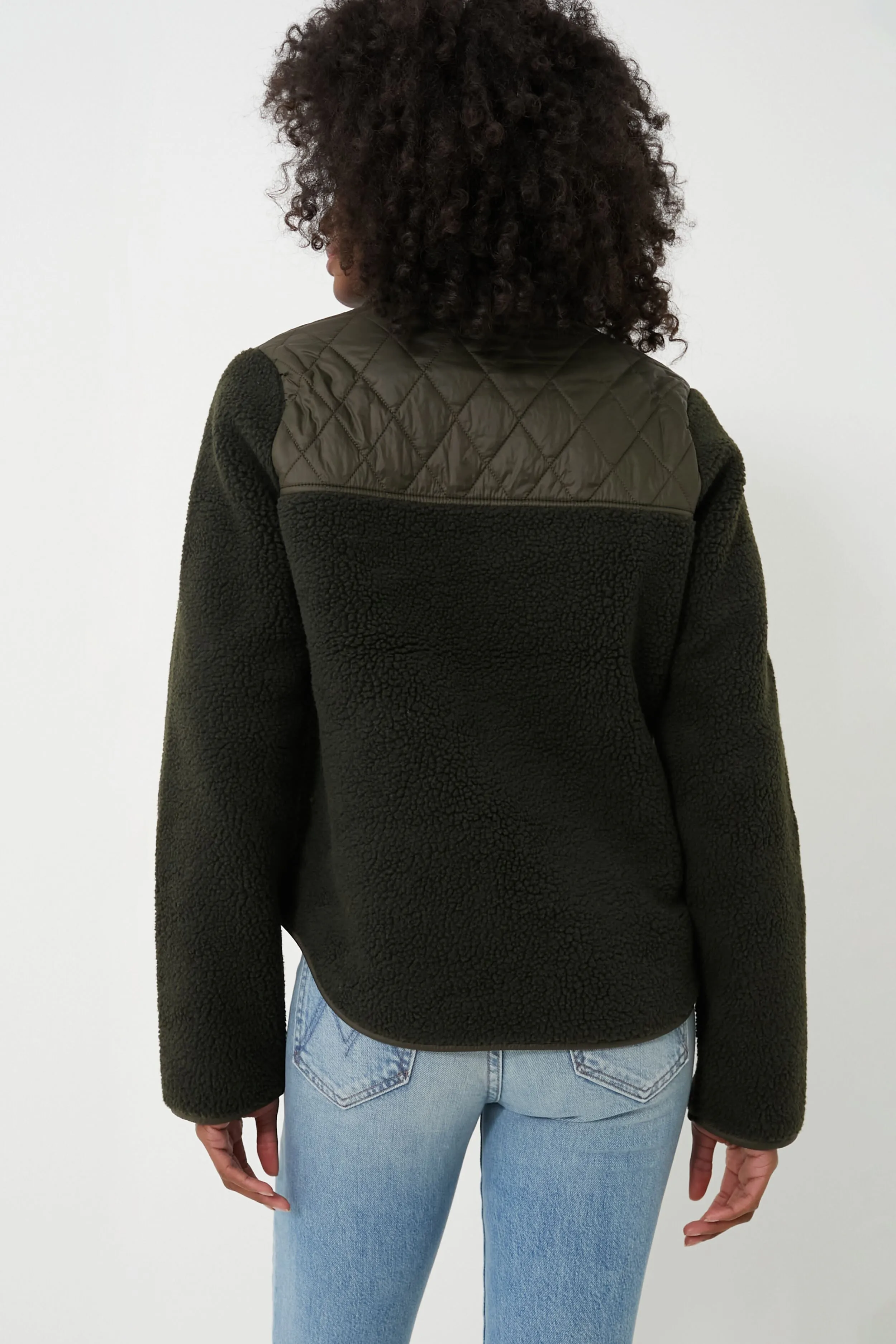 Olive Rockling Fleece Jacket