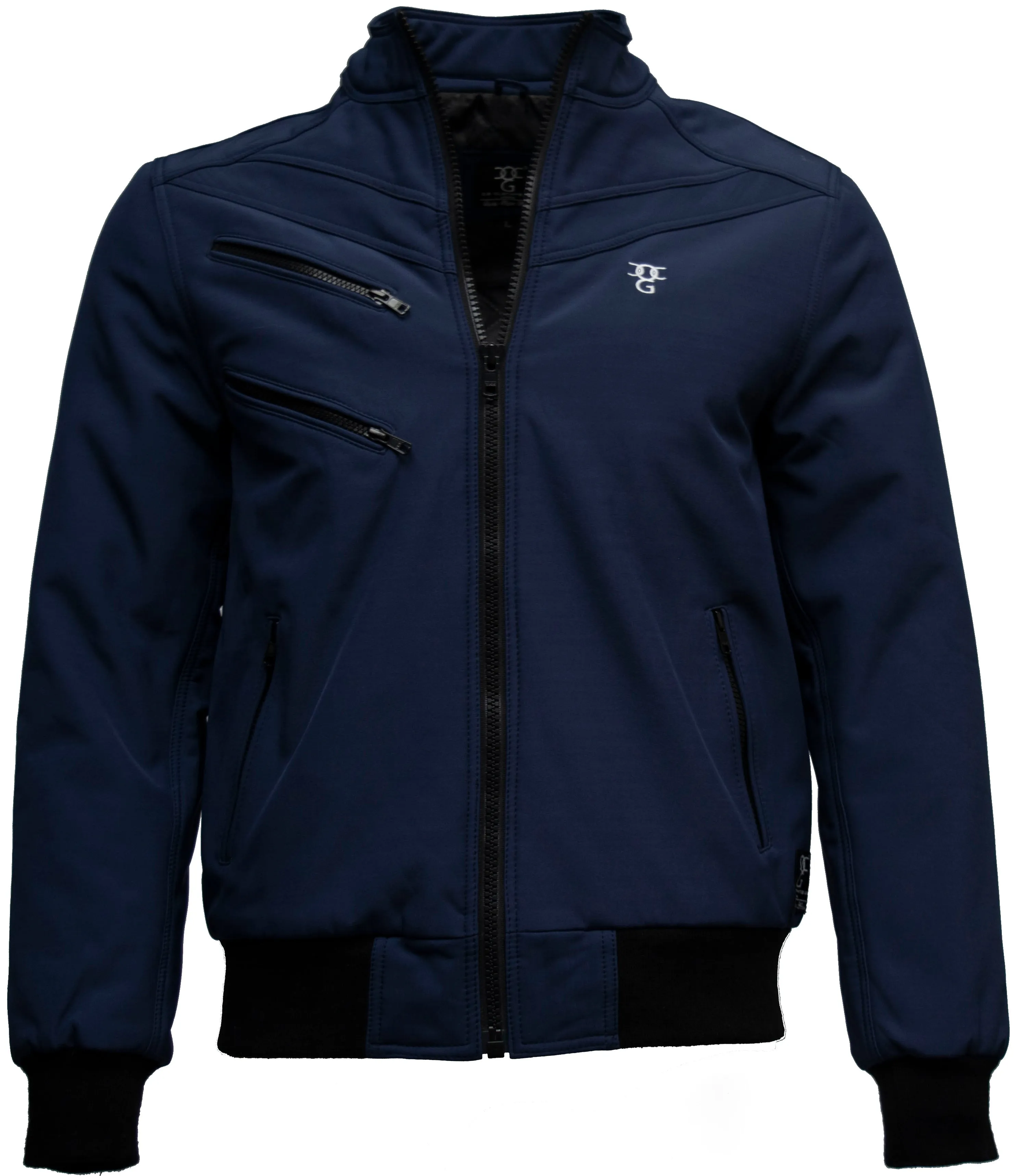 Omar Guevara 'Alpha Biker' Jacket Navy Blue