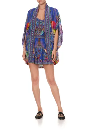 OPEN FRONT CARDI CAPE PSYCHEDELICA