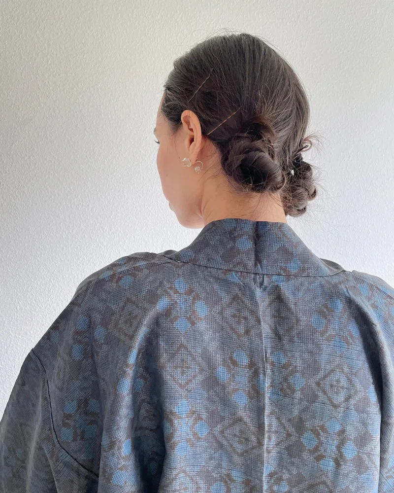 Oshima Tsumugi Haori Kimono Jacket