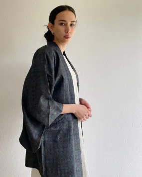 Oshima Tsumugi Haori Kimono Jacket