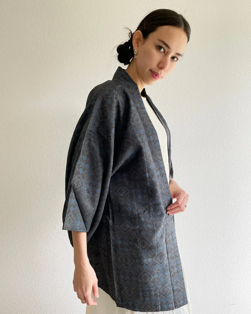 Oshima Tsumugi Haori Kimono Jacket