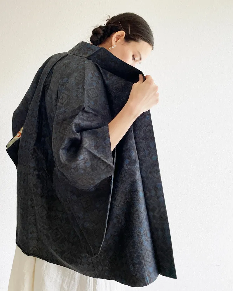 Oshima Tsumugi Haori Kimono Jacket