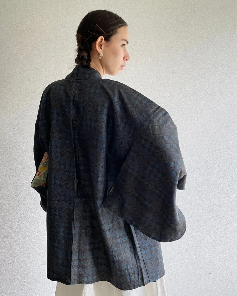 Oshima Tsumugi Haori Kimono Jacket