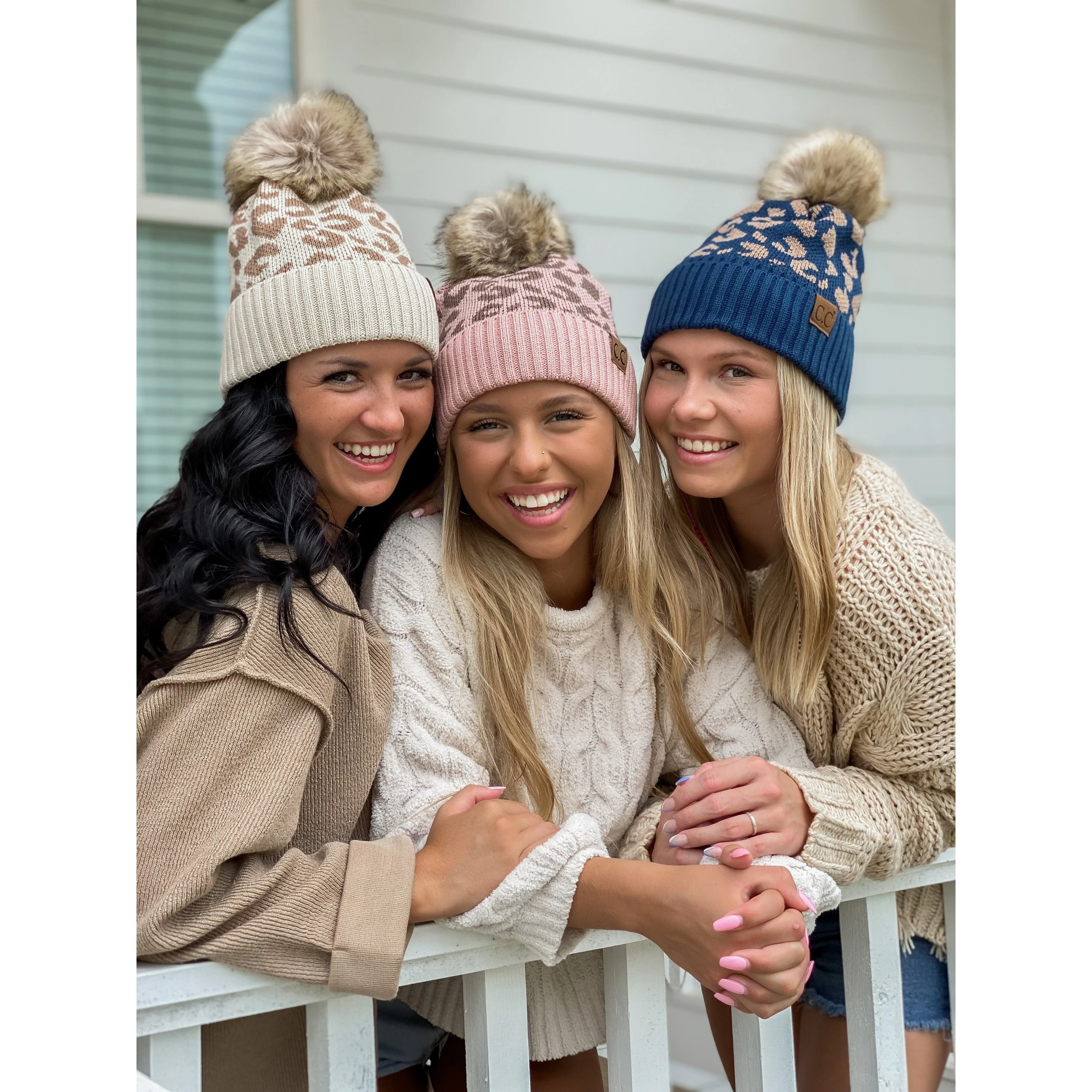 *Outlet* Leopard CC Beanie (Multiple Colors)