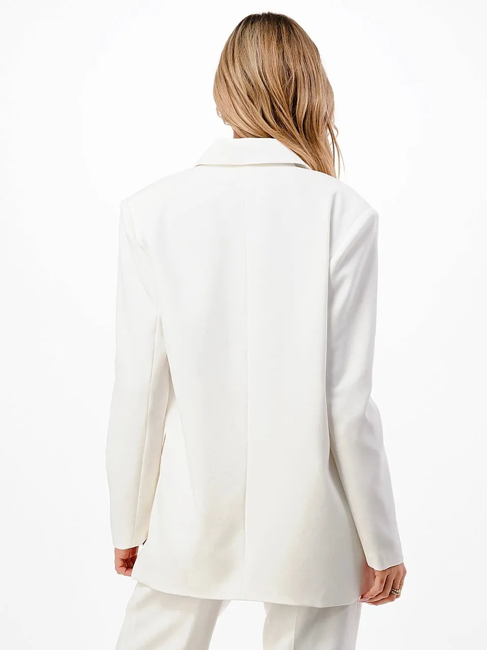 Oversized Celine Blazer | White