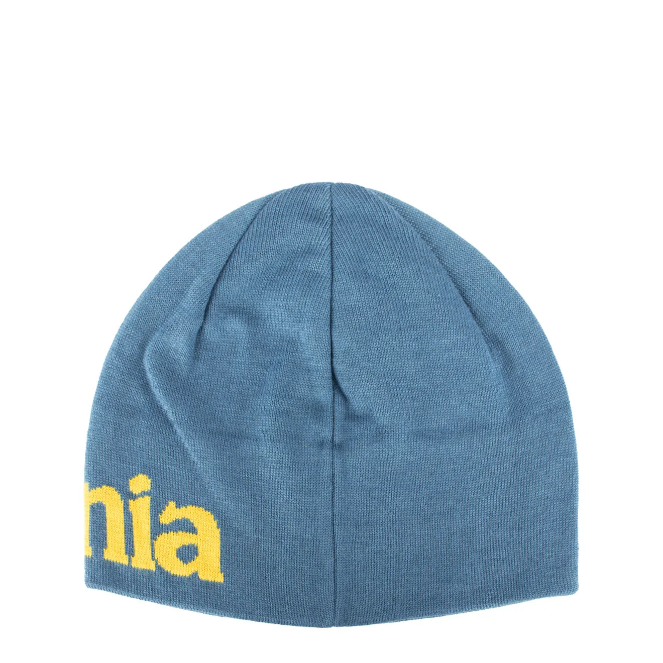 Patagonia Beanie Hat Logo Belwe Knit: Wavy Blue