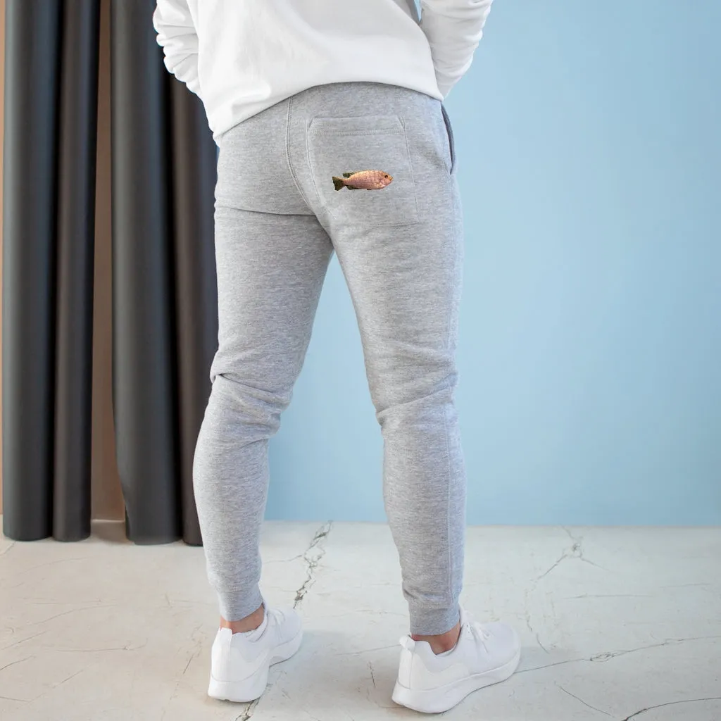 Peach Fish Premium Fleece Joggers