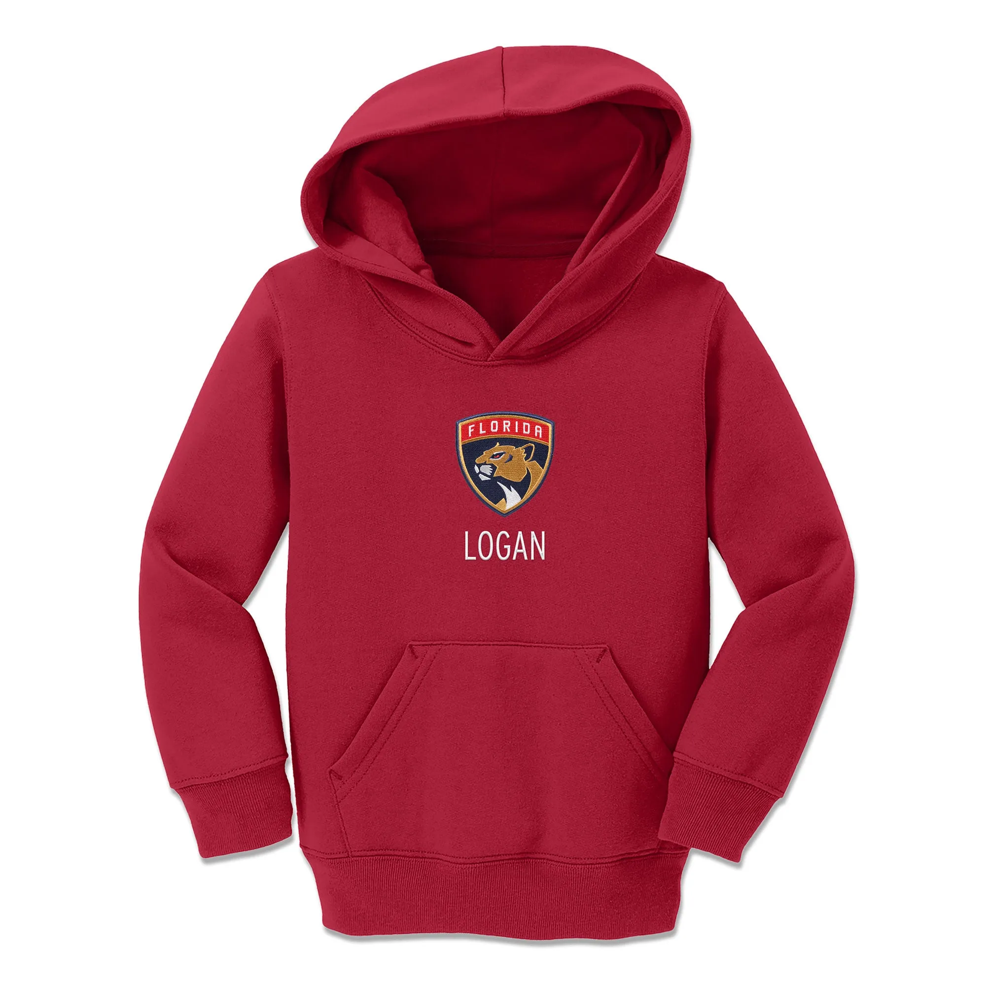 Personalized Florida Panthers Toddler Pullover Hooded Sweatshirt