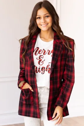 Plaid Perfection Blazer