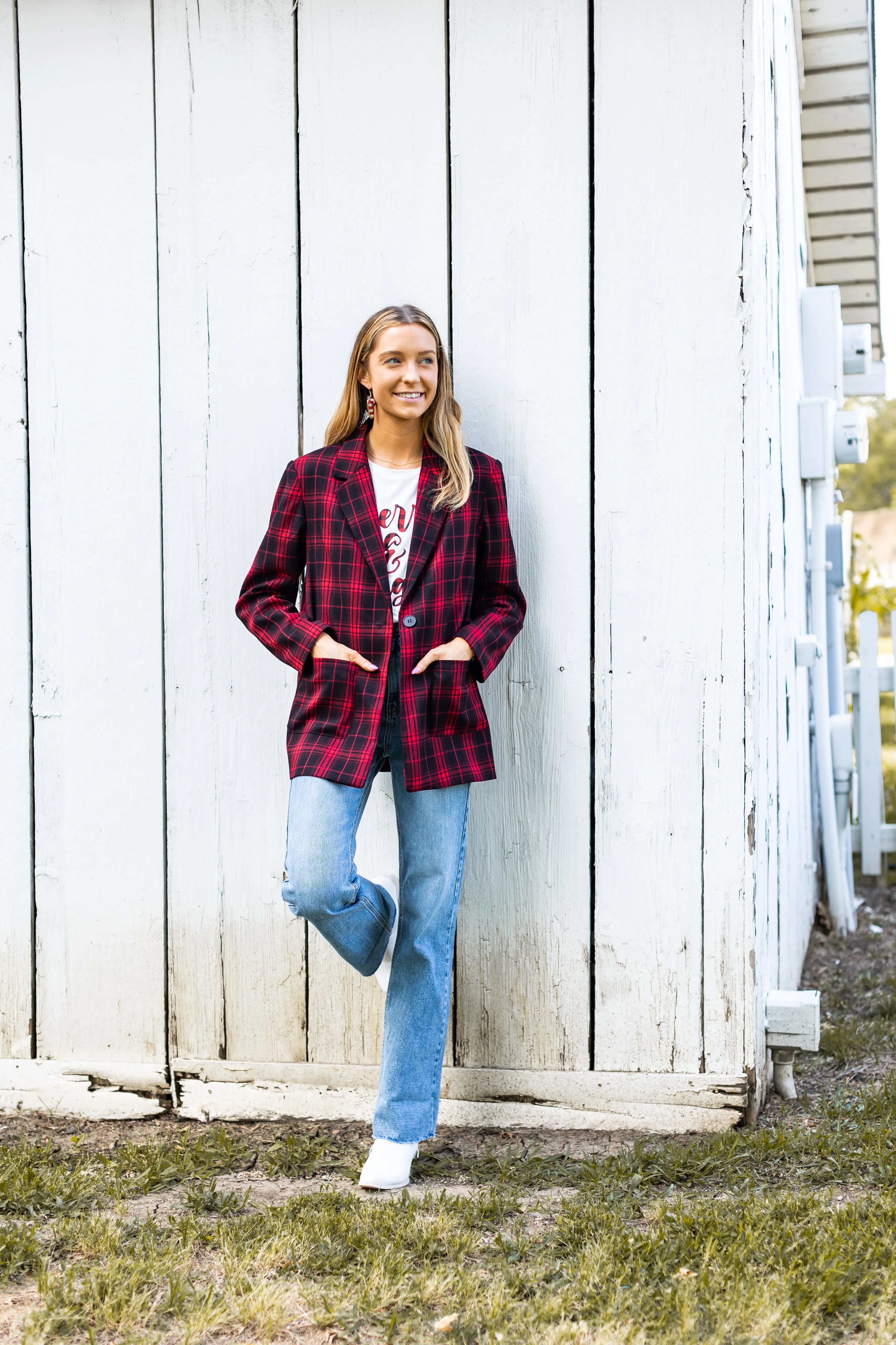 Plaid Perfection Blazer