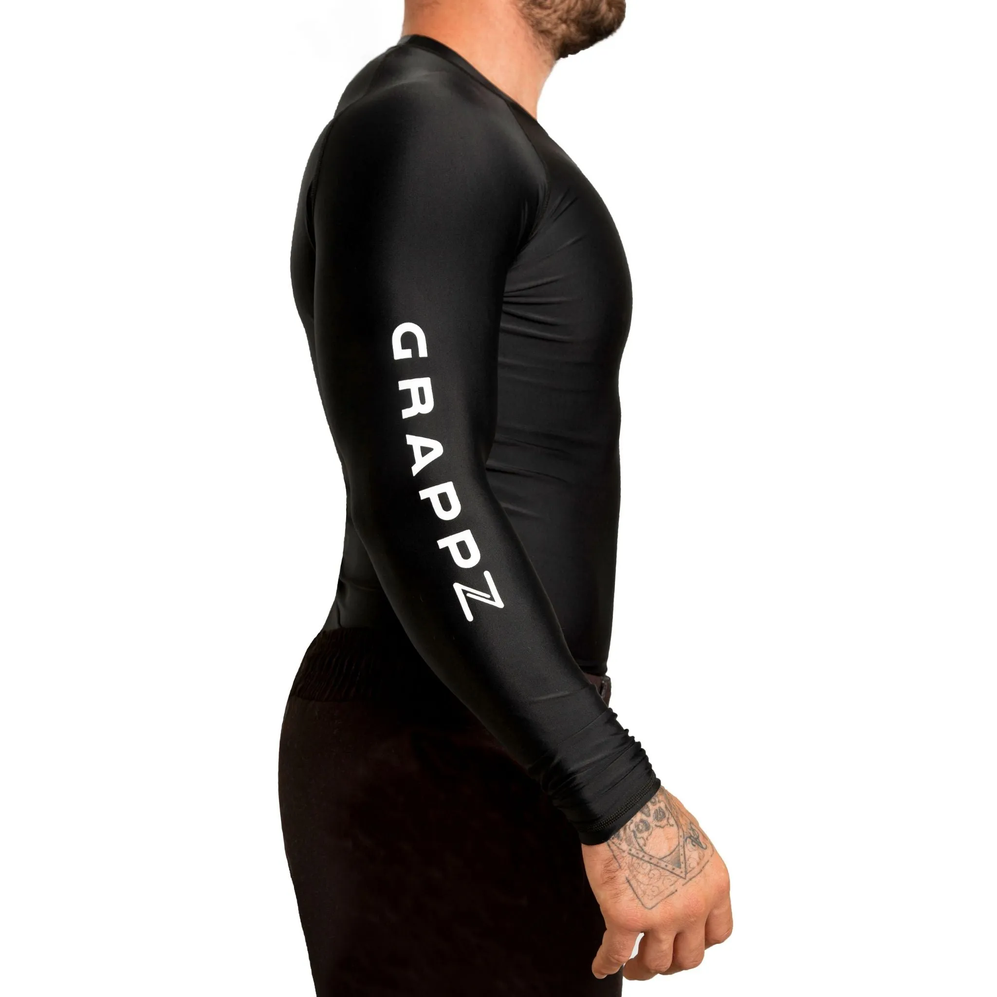 Rashguard - Long Sleeve Athletic Compression Shirt - Base layer - By Grappz