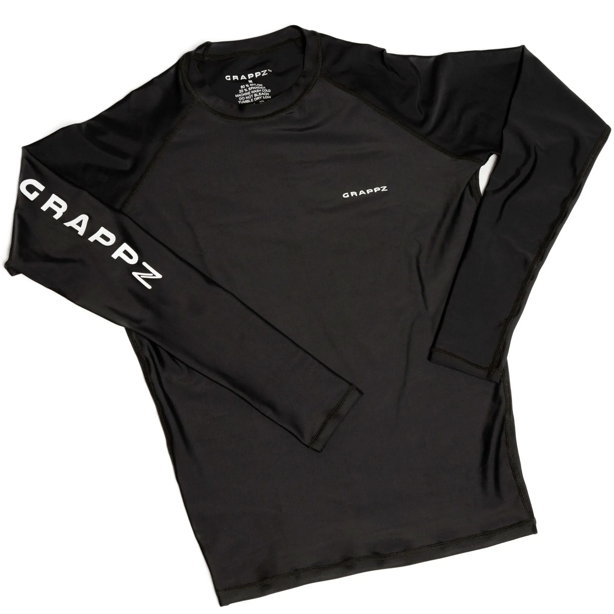 Rashguard - Long Sleeve Athletic Compression Shirt - Base layer - By Grappz